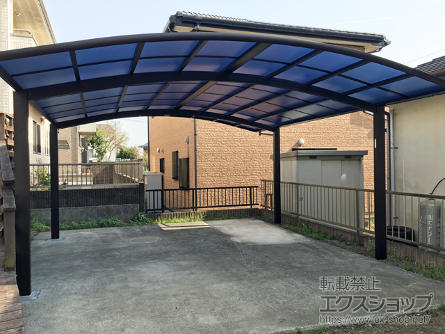 静岡県富士宮市ののカーポート レイナツインポートグラン　積雪〜20cm対応 施工例