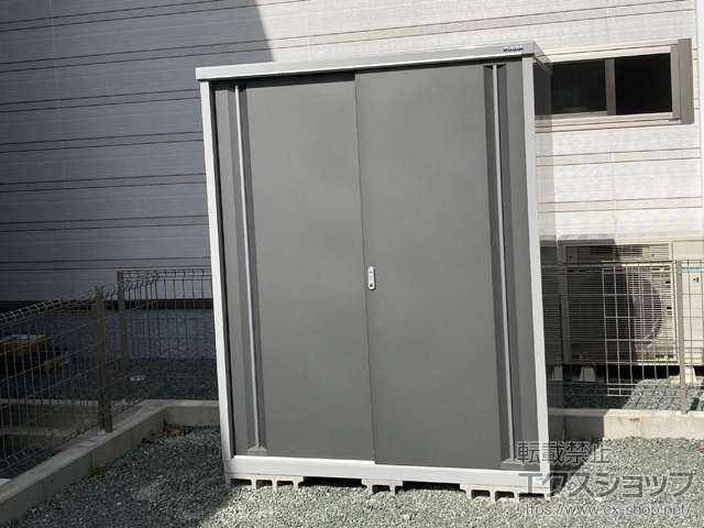 熊本県菊池郡菊陽町のの物置・屋外倉庫 シンプリー 一般型 1520×905×1903 MJX-159E-PG 施工例
