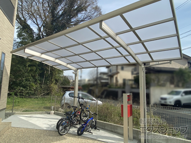 福岡県筑紫野市ののカーポート プレシオスポート 積雪〜20cm対応 施工例