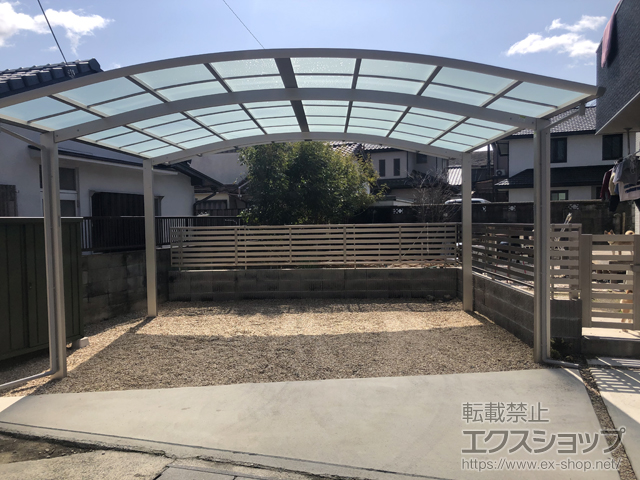 滋賀県大津市ののカーポート レイナツインポートグラン　積雪〜20cm対応 施工例