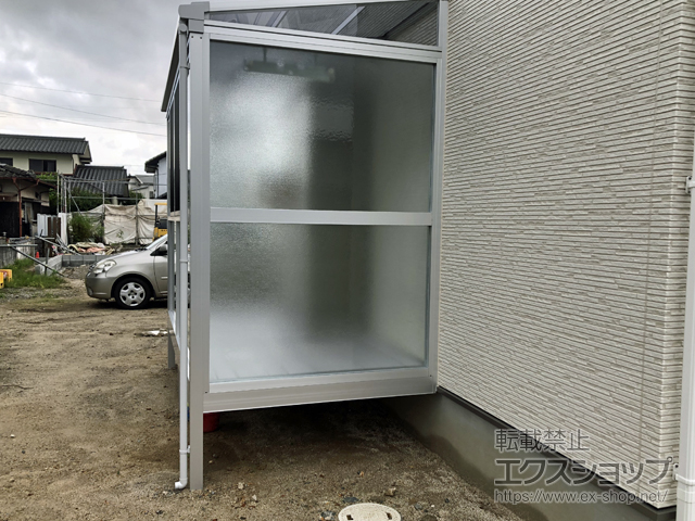 佐賀県佐賀市ののテラス囲い・サンルーム サニージュ F型 床納まり ランマ無 積雪〜20cm対応 施工例