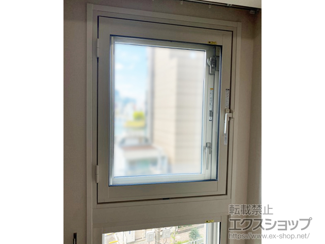 東京都江東区のの二重窓（内窓） インプラス テラスドア 外観右吊元 施工例