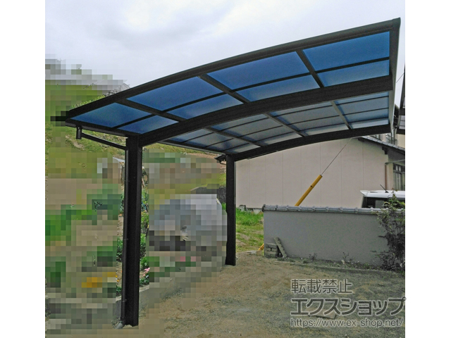 岡山県倉敷市ののカーポート プレシオスポート 積雪〜20cm対応 施工例