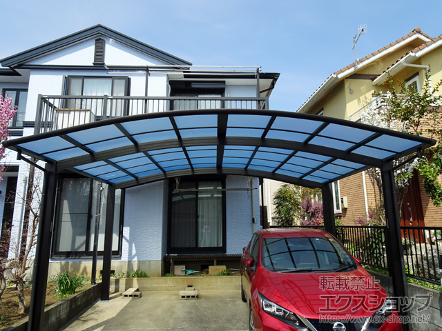 神奈川県足柄上郡中井町ののカーポート レイナツインポートグランZ　積雪〜20cm対応 施工例