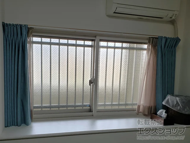 広島県広島市のLIXIL リクシル（トステム）の内窓（二重窓・二重サッシ） インプラス 引違い窓 2枚建 施工例