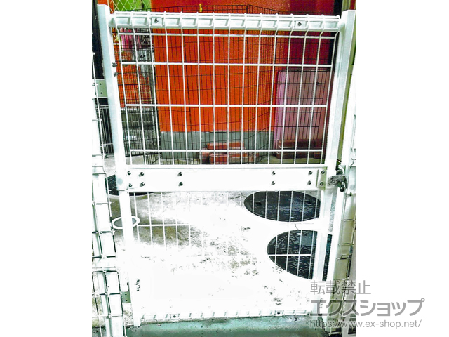 愛知県豊川市のの門扉 ハイグリッド門扉N8型 片開き　柱使用 施工例