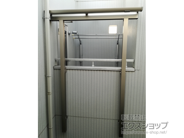 埼玉県北葛飾郡杉戸町ののバルコニー・ベランダ屋根 ソラリア F型 屋根タイプ 単体 積雪〜20cm対応 施工例