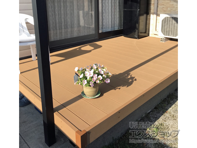 佐賀県佐賀市ののウッドデッキ リウッドデッキ 200 施工例