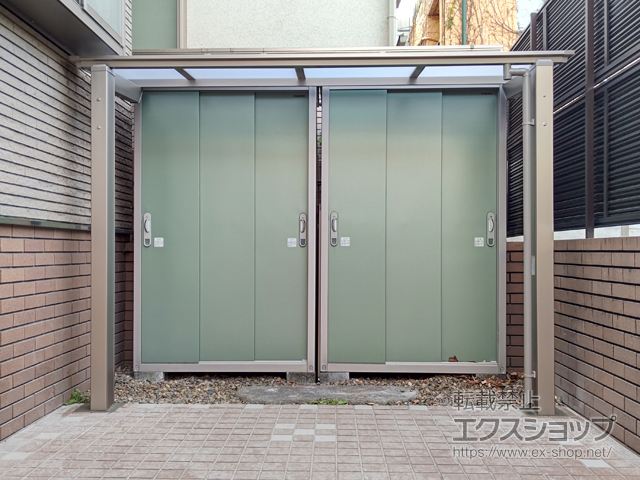 東京都渋谷区ののテラス屋根 フーゴF 独立テラスタイプ 単体 積雪〜20cm対応 施工例