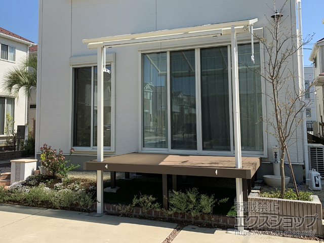 千葉県柏市ののウッドデッキ リウッドデッキ 200 施工例