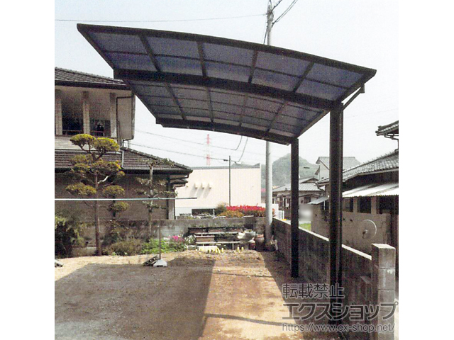 愛媛県松山市ののカーポート レイナポートグラン　積雪〜20cm対応 施工例