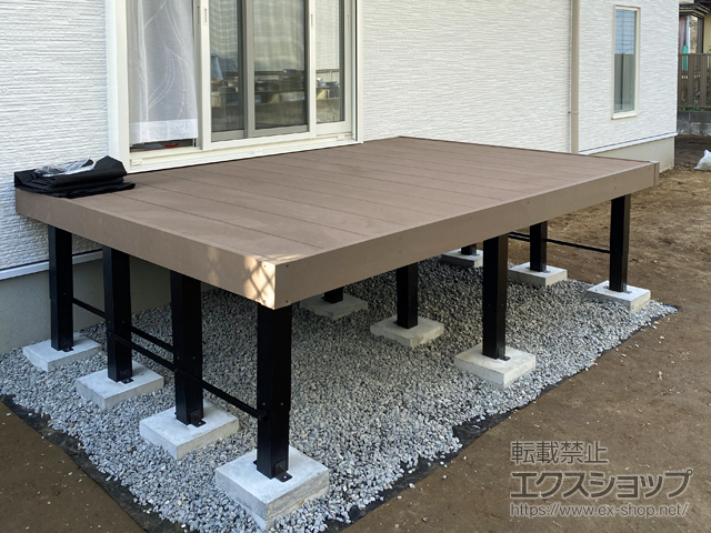 千葉県柏市ののウッドデッキ マージウッドデッキ 施工例