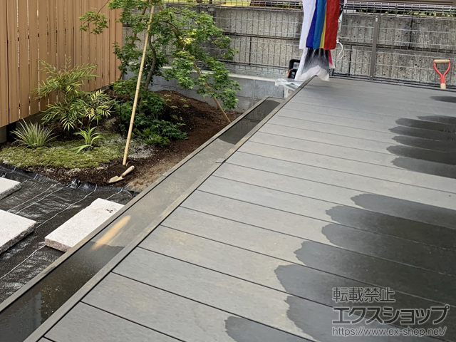 東京都小金井市ののウッドデッキ リウッドデッキ 200 施工例