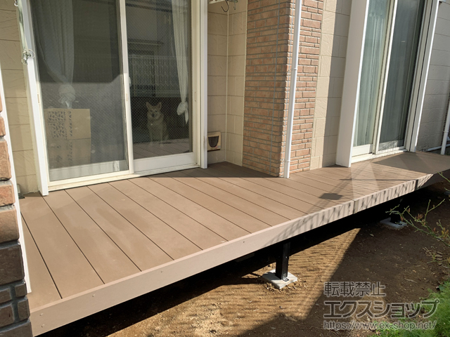 東京都足立区ののウッドデッキ リウッドデッキ 200 施工例