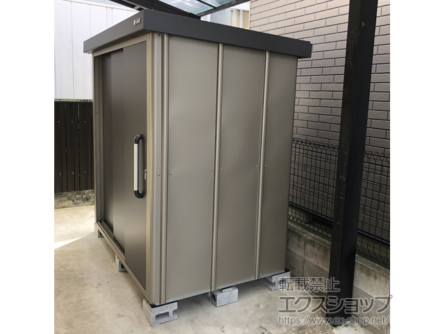 大阪府泉北郡忠岡町のの物置・屋外倉庫 エスケーエイト SK8-70 一般型 1800×1200×1940 SK8-70-GK 施工例