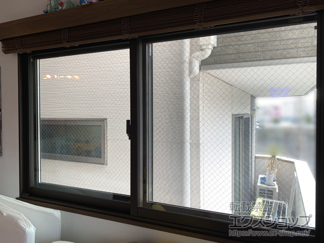 神奈川県横浜市のの二重窓（内窓） インプラス 引違い窓 2枚建 施工例