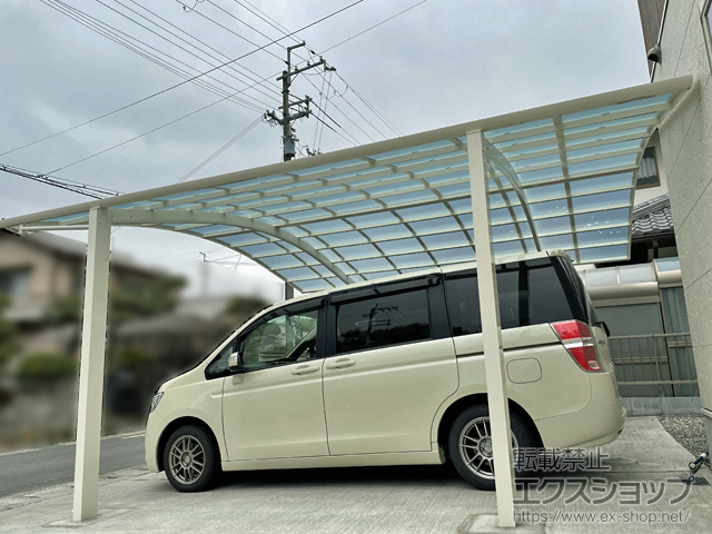 兵庫県赤穂市ののカーポート レイナツインポートグラン　積雪〜20cm対応 施工例