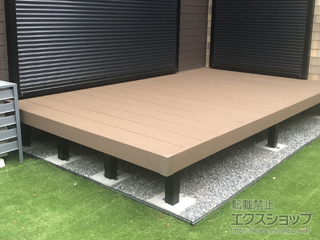 千葉県船橋市ののウッドデッキ マージウッドデッキ 施工例