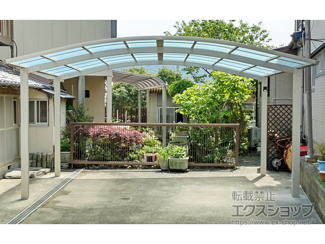 高知県安芸郡田野町ののカーポート レイナツインポートグラン　積雪〜20cm対応 施工例
