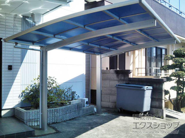 愛知県高浜市ののカーポート プレシオスポート 積雪〜20cm対応 施工例