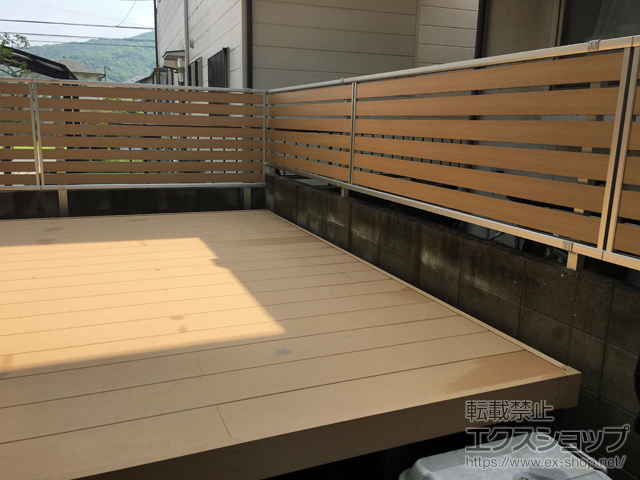 岡山県倉敷市ののウッドデッキ リウッドデッキ 200 施工例