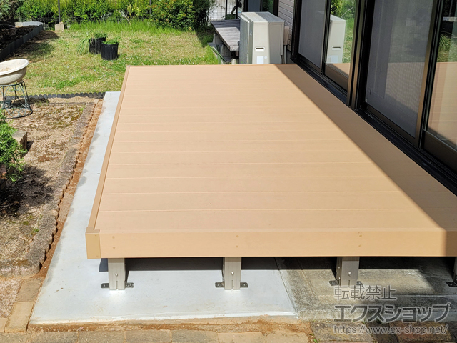 千葉県大網白里市ののウッドデッキ リウッドデッキ 200 施工例