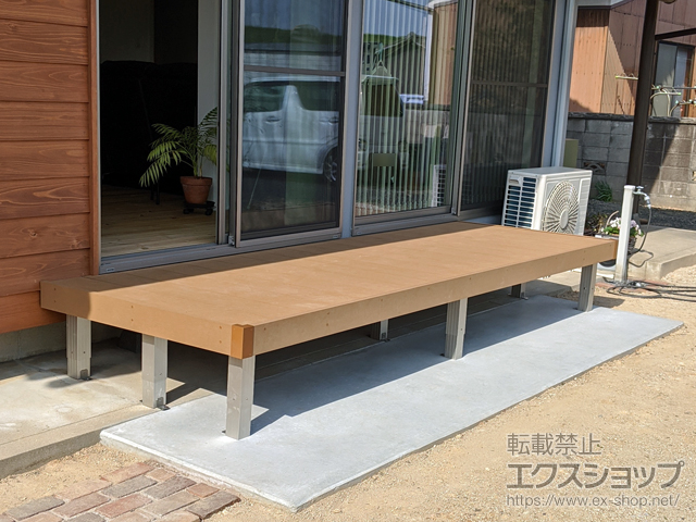 島根県出雲市ののウッドデッキ マージウッドデッキ 施工例