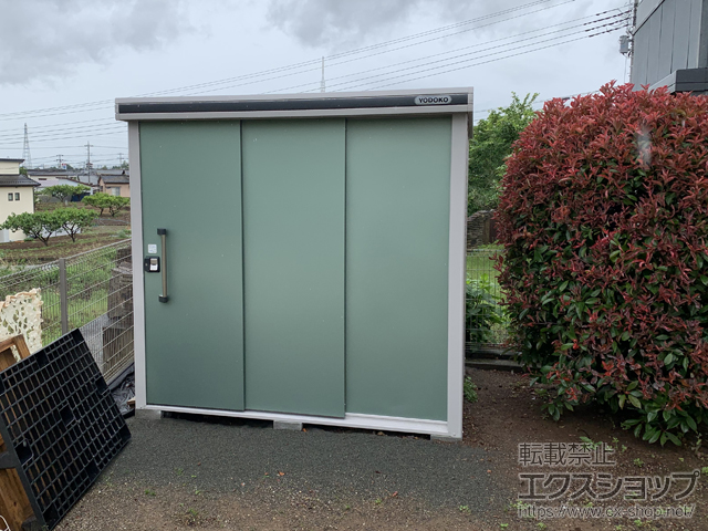 山梨県甲斐市のの物置・屋外倉庫 エルモ 一般型 2220×1870×2118 LMD-2218-□□ 施工例