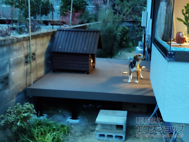 福島県いわき市ののウッドデッキ リウッドデッキ 200 施工例