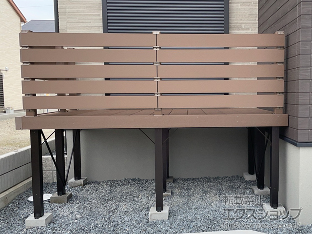 京都府京都市ののウッドデッキ リウッドデッキ 200 施工例