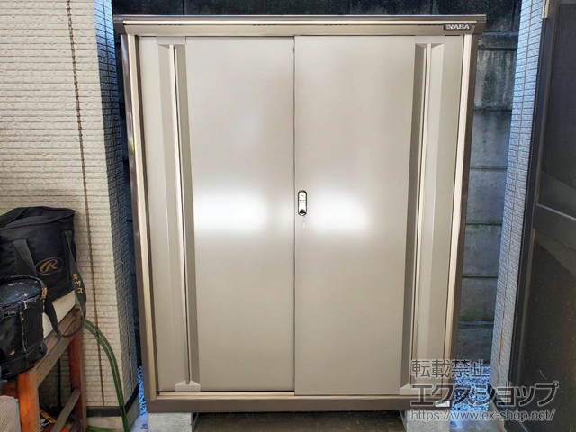 東京都板橋区のの物置・屋外倉庫 ナイソーシスター　1320×580×1603（KMW-136D-P） KMW-136D-P-NG 施工例