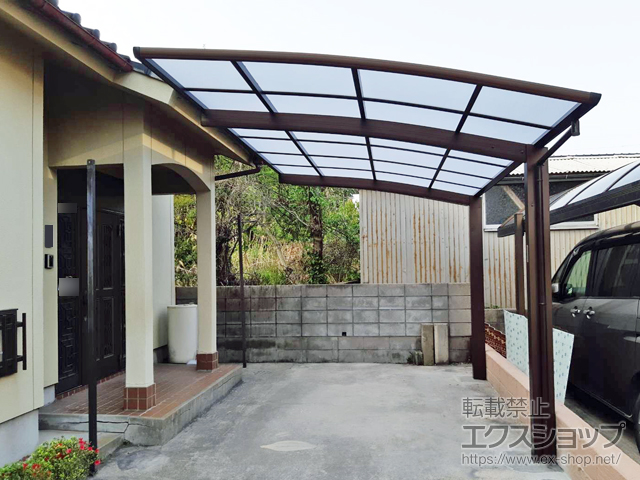 鹿児島県鹿児島市ののカーポート プレシオスポート 積雪〜20cm対応 施工例