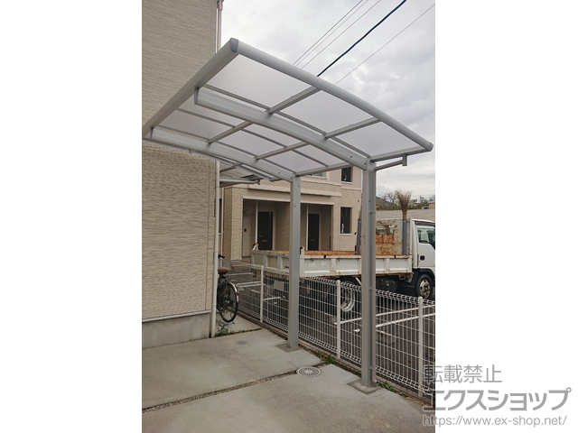 愛知県日進市ののサイクルポート・駐輪場 レイナポートグランミニ 積雪〜20cm対応 施工例