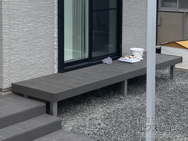 福岡県京都郡苅田町ののウッドデッキ リウッドデッキ 200 施工例