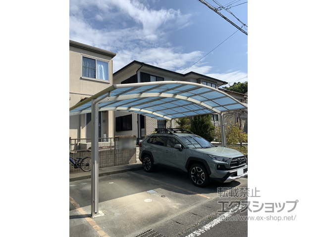 静岡県掛川市ののカーポート レイナツインポートグラン　積雪〜20cm対応 施工例