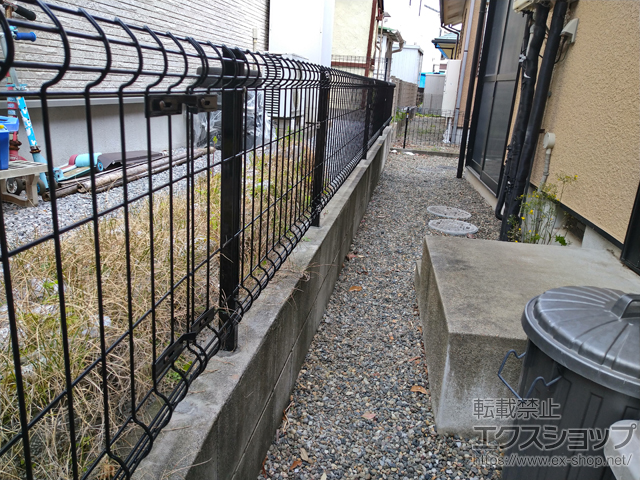 千葉県大網白里市ののフェンス・柵 イーネットフェンス 3F型 施工例