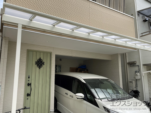 ののテラス屋根 テラスVS F型 テラスタイプ 単体 積雪〜30cm対応 施工例