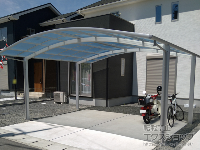 熊本県熊本市ののカーポート レイナツインポートグラン　積雪〜20cm対応 施工例