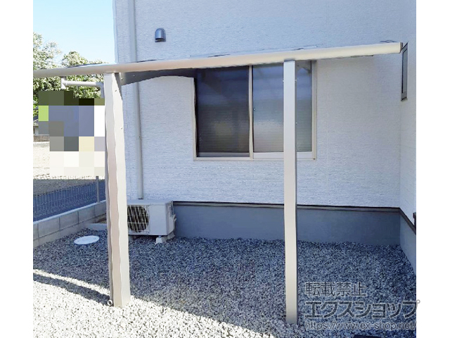 岡山県総社市ののサイクルポート・駐輪場 プレシオスポート ミニ 積雪〜20cm対応 施工例