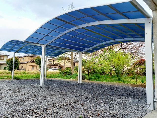 愛知県あま市ののカーポート レイナツインポートグラン　積雪〜20cm対応 施工例