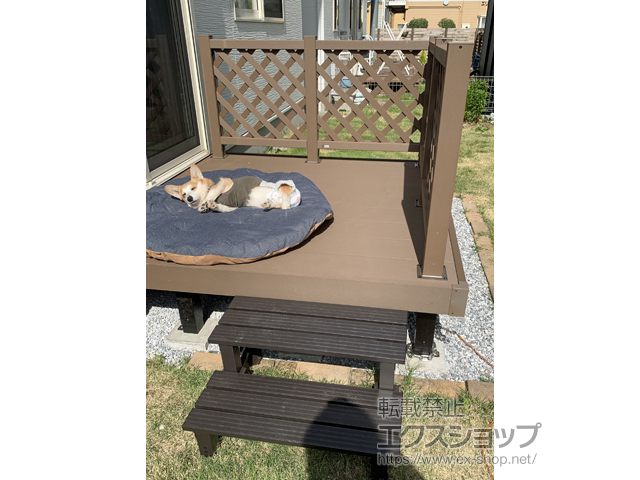 栃木県下都賀郡壬生町ののウッドデッキ リウッドデッキ 200 施工例