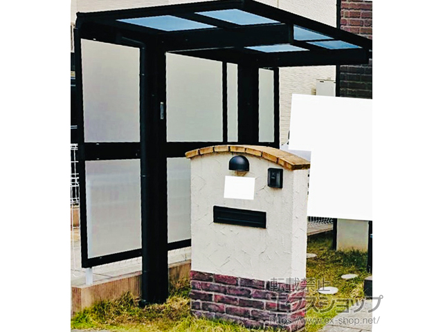 兵庫県加古川市ののサイクルポート・駐輪場 エフルージュグランミニ 積雪〜20cm対応 施工例