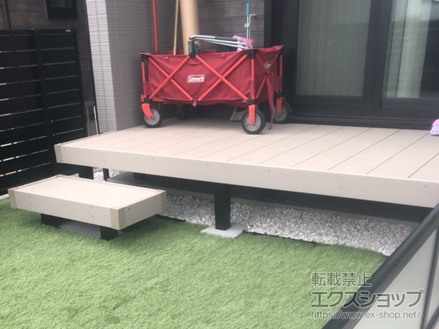 千葉県千葉市ののウッドデッキ リウッドデッキ 200 施工例