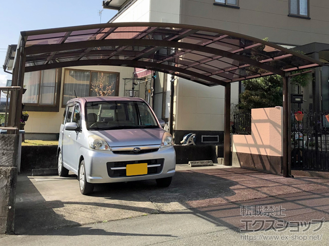 静岡県富士宮市ののカーポート レイナツインポートグラン　積雪〜20cm対応 施工例