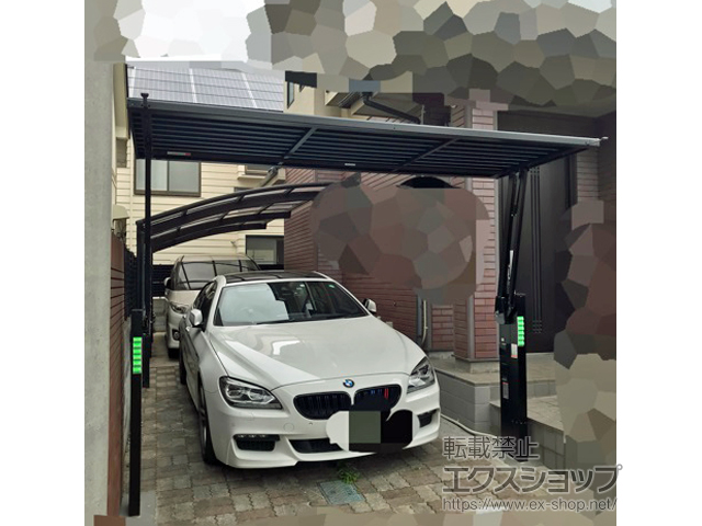 千葉県市川市ののカーゲート 【特注】オーバードアS5型 電動式 施工例