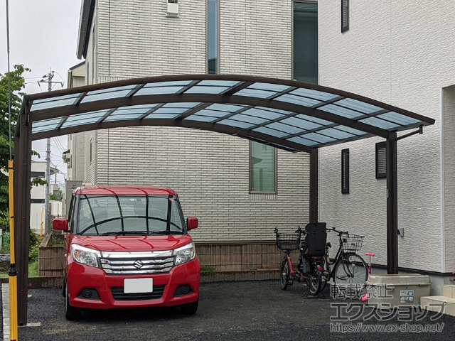 埼玉県川口市ののカーポート レイナツインポートグラン　積雪〜20cm対応 施工例