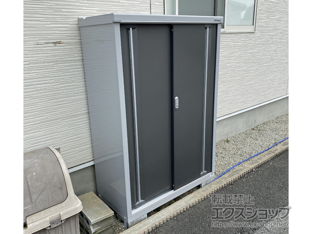 奈良県奈良市のの物置・屋外倉庫 シンプリー 一般型 1100×515×1603 MJX-115D-PG 施工例