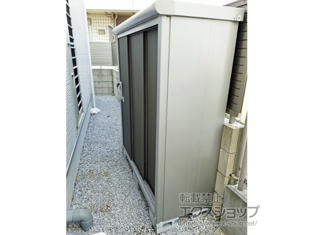 東京都練馬区のの物置・屋外倉庫 エスモ 一般型 1350×520×1501（ESE-1305E） ESE-1305E-DW 施工例