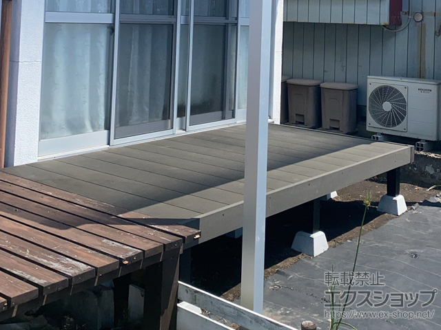 宮崎県小林市ののウッドデッキ リウッドデッキ 200 施工例