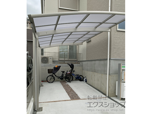 大阪府守口市ののカーポート プレシオスポート 積雪〜20cm対応 施工例